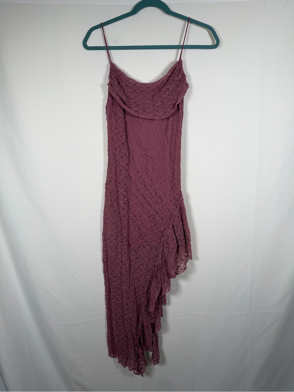 Urban Outfitters Whimsigoth Fairy grunge Tierra Lace Asymmetric Midi Slip Dress